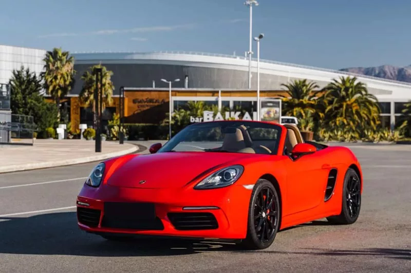 Porsche Boxster S вид спереди